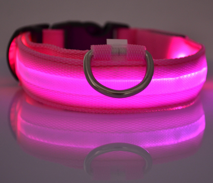 Nylon LED Dog Collar