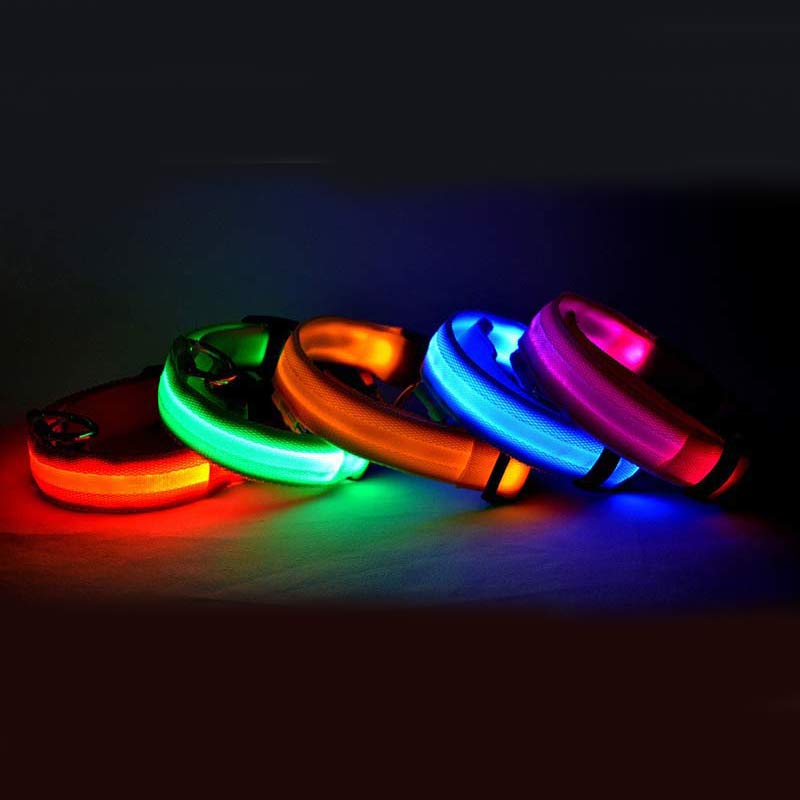 Nylon LED Dog Collar