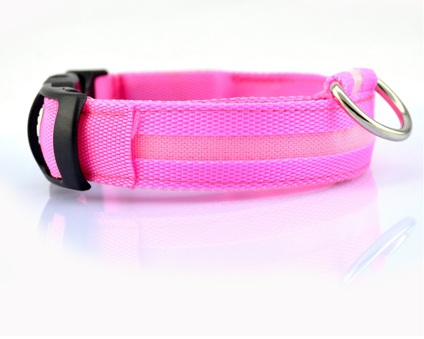 Nylon LED Dog Collar